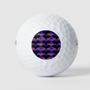 Balles De Golf Chauves-souris et vaches Bleu Orange