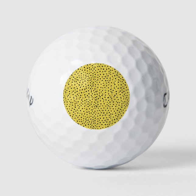 Balles De Golf Cheetah Impression en couleurs naturelles (Devant)