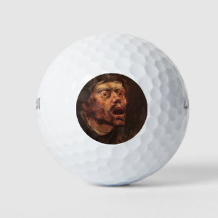 Balles De Golf Chef d'un homme en colère (tristesse et souffrance