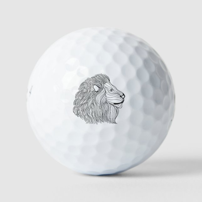 Balles De Golf Chef inspiré 5 de lion (Devant)