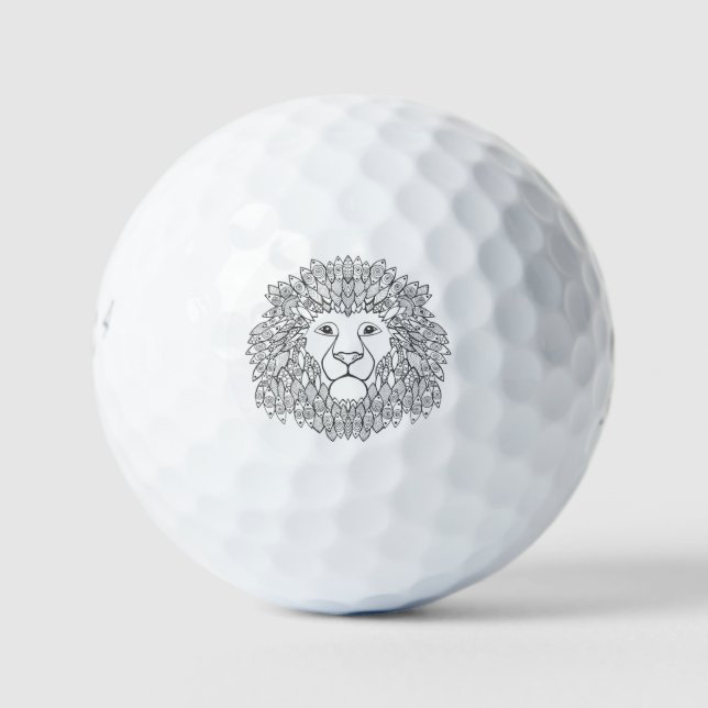 Balles De Golf Chef inspiré de lion (Devant)