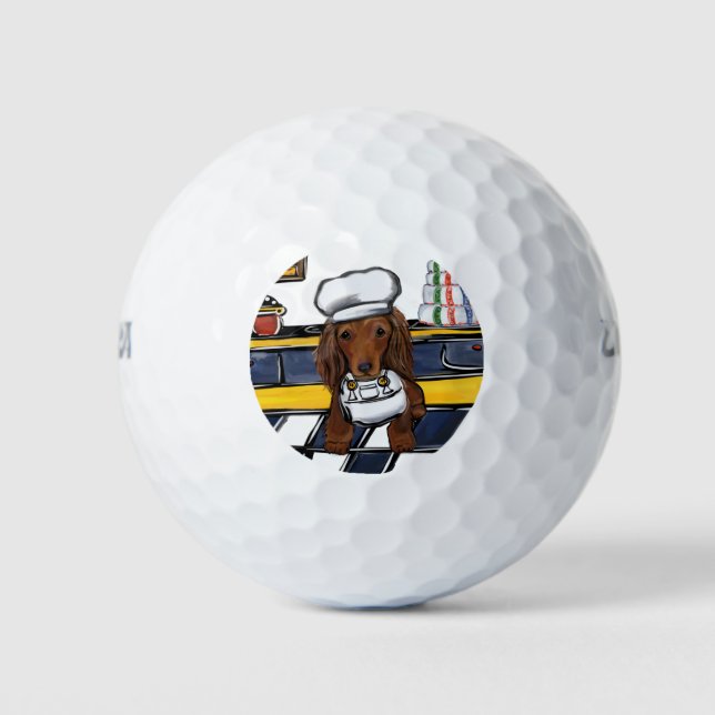 Balles De Golf Chef Red Doxie (Devant)