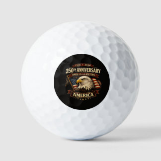Balles De Golf Chemise 250e anniversaire États-Unis 250e Amérique
