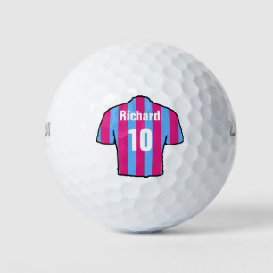 Balles De Golf Chemise de football avec nom et numéro