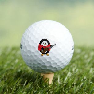 Balles De Golf Chemise rouge de la guitare