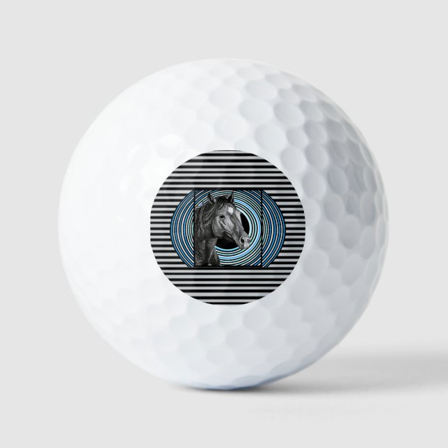 Balles De Golf Cheval Main Drake Art (Recto)