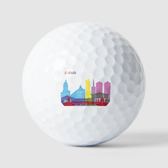 BALLES DE GOLF CHICAGO (Recto)