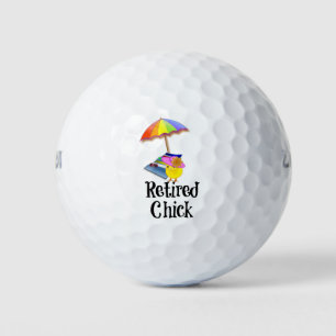 Balles De Golf Chick à la retraite, oh si mignon !