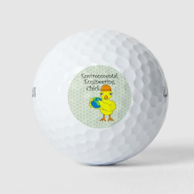 Balles De Golf Chick d'ingénierie de l'environnement (Devant)