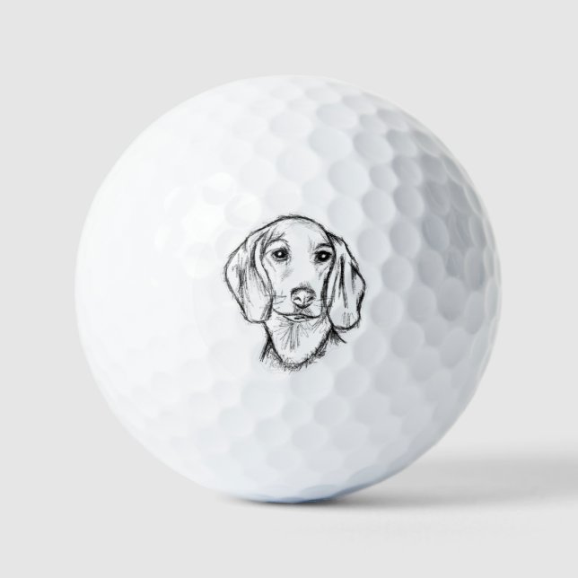 Balles De Golf Chien-chien dragon (Recto)