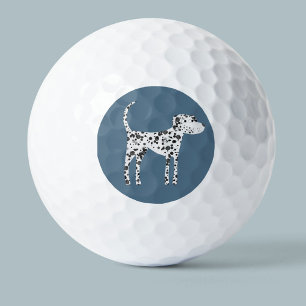Balles De Golf Chien dalmate amusant