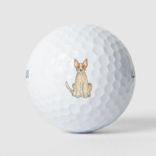 Balles De Golf Chien de bétail australien Red Heeler Golf Balls