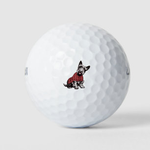 Balles De Golf Chien écossais