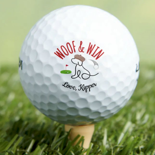 Balles De Golf Chien Golf Ball Custom Amoureux de les chiens Golf (Créateur téléchargé)