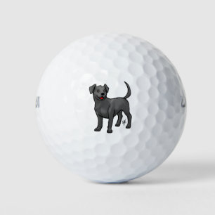 Balles De Golf Chien - Labrador Retriever - Noir
