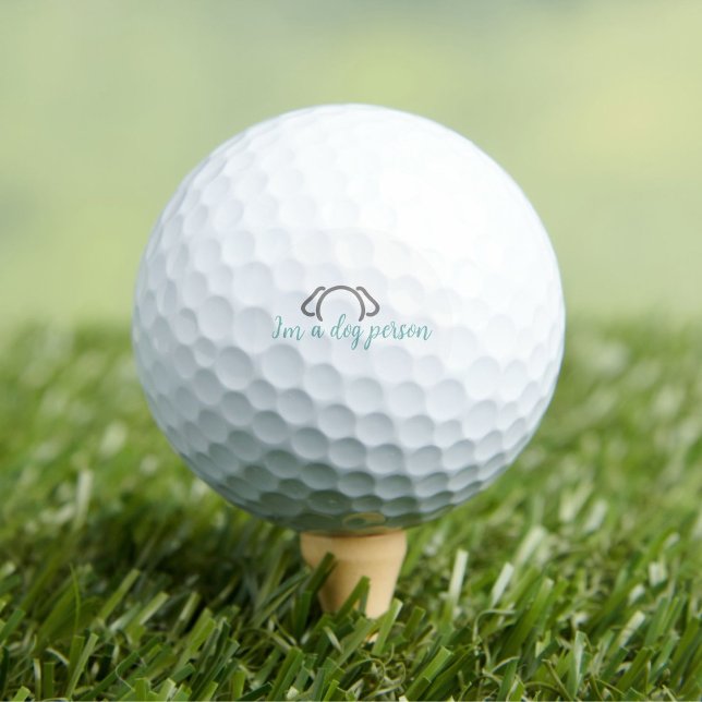 Balles De Golf Chien Personnalisé Chien Papa Golf Balls (Take these custom golf balls on your next round of 18. There is a matching collection, dude perfect!)
