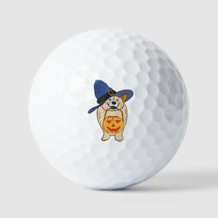 Balles De Golf Chien Sorcière Citrouille