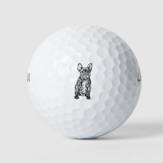 Balles De Golf Chiffre de taureau français (Devant)