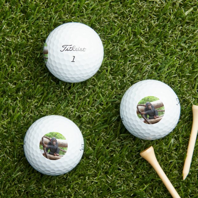 Balles De Golf Chimpanzée 001 (Herbe in situ)