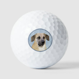 Balles De Golf Chinook (Oreilles Laissées) Peinture - Art Chien o