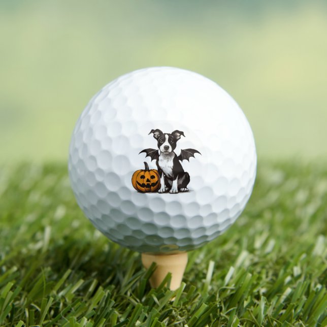 Balles De Golf Chiot Halloween (T-shirt Insitu)