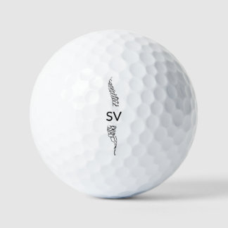 Balles De Golf Chiropractic Spine MONOGRAM
