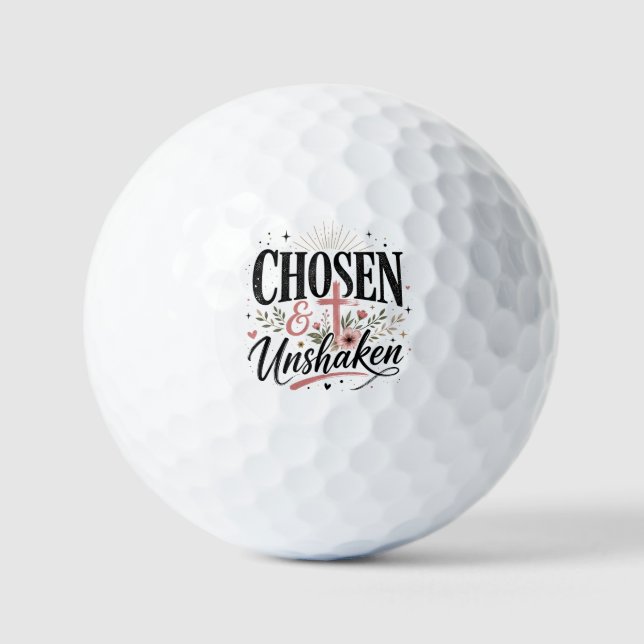 Balles de golf Choisies & inébranlables  (Recto)