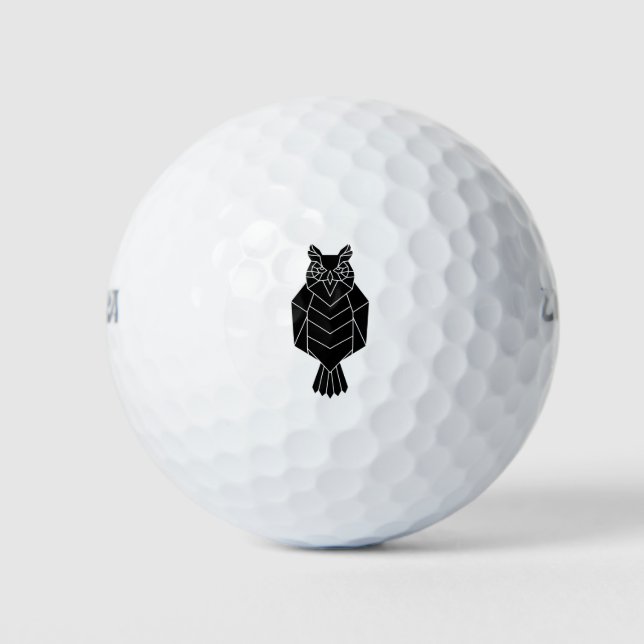 Balles De Golf Chouette animale géométrique Cerf (Devant)