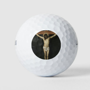 Balles De Golf Christ crucifié sur la Croix (foi) (Vélasquez)