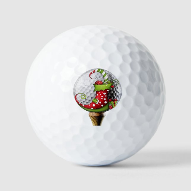 Balles De Golf Christmas Stocking (Recto)