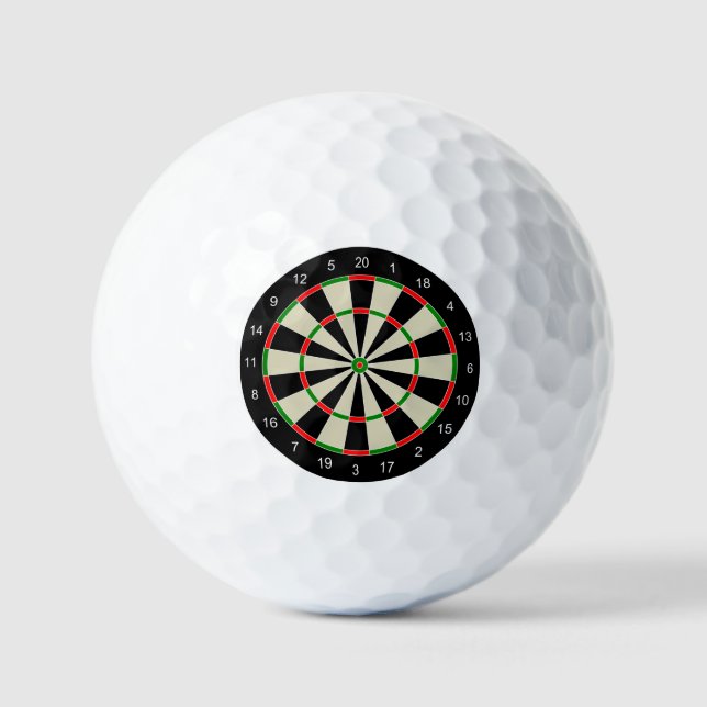 Balles De Golf Cible de fléchettes (Recto)