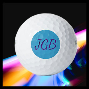 Balles De Golf Ciel bleu monogramme ou choisir un Arrière - plan