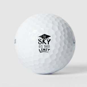 Balles De Golf Ciel est la limite habilement des légendes de grad