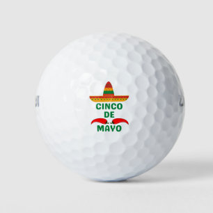 Balles De Golf Cinco De Mayo