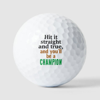Balles De Golf Citation de Champion Ball | Gravures d'impressions