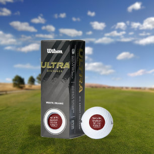 Balles De Golf Citation de frère amusant personnalisée