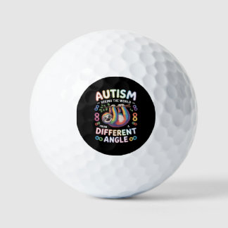 Balles De Golf Citation de sensibilisation à l'autisme Esprit uni