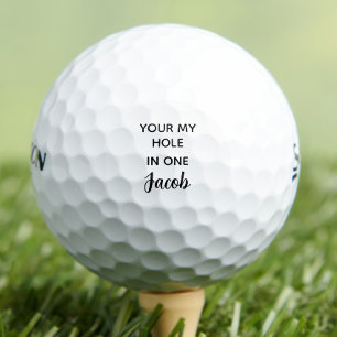 Balles De Golf Citation drôle personnalisée pour la fête des père