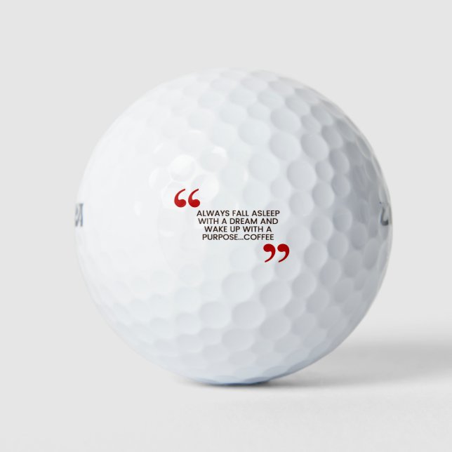 Balles De Golf Citations (Devant)