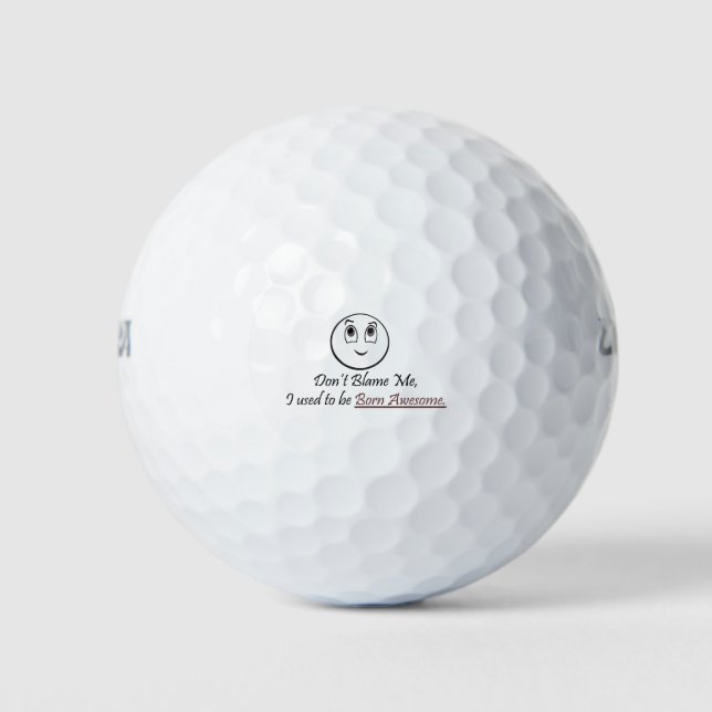 Balles De Golf Citations (Devant)