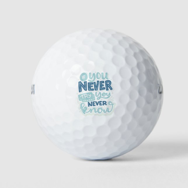 Balles De Golf citations d'inspiration (Devant)