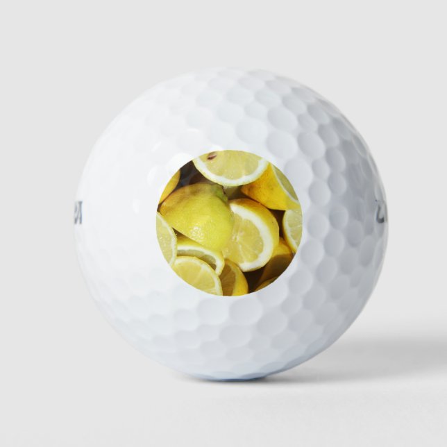 Balles De Golf Citrons jaune (Devant)