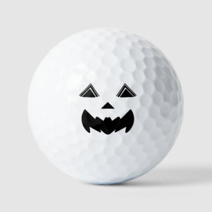 Balles De Golf Citrouille de Jack O’Lantern à bouche de chauve-so