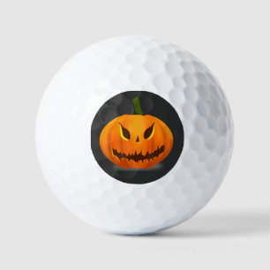 Balles De Golf Citrouille effrayant Jack O'Lantern