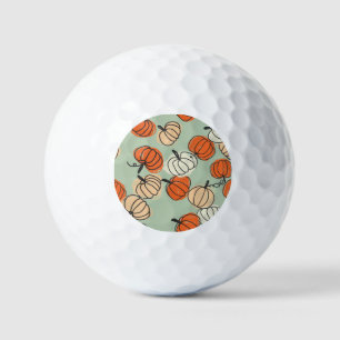 Balles De Golf Citrouille : Merci motif sans soucis.