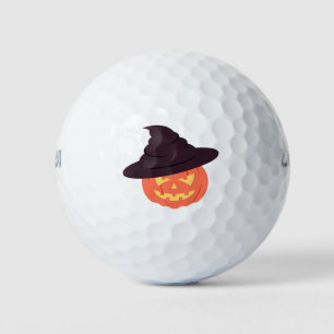 Balles De Golf Citrouille Orange Retro