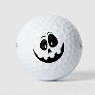 Balles De Golf Citrouille sculpté de la silhouette d'Halloween