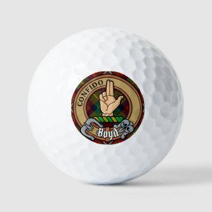 Balles De Golf Clan Boyd Crest sur Tartan