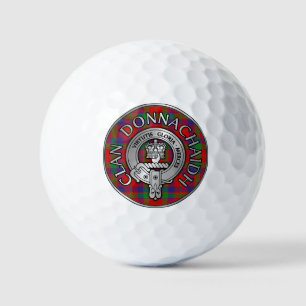 Balles De Golf Clan Donnachaidh   Robertson Crest & Tartan