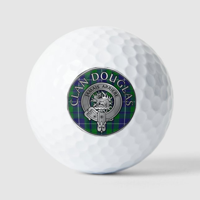 Balles De Golf Clan Douglas Crest & Tartan (Recto)